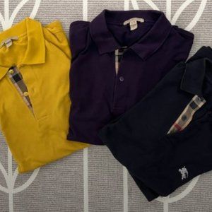 Like New Burberry Polo - Short Sleeve - Navy